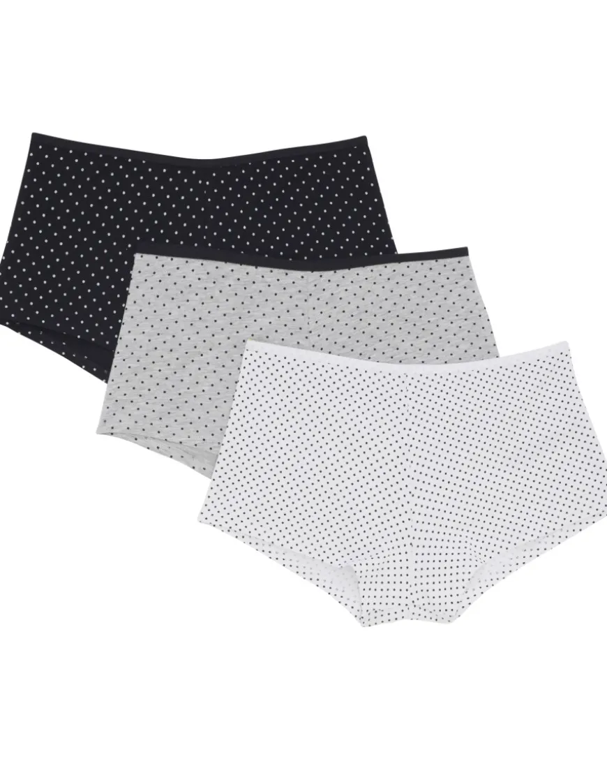 Pantys mit Punkten 3er-Pack, Janina-KiK Onlineshop Discount
