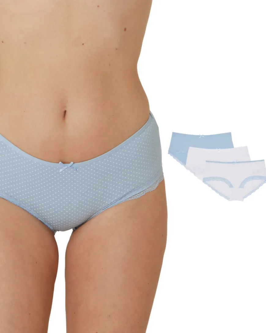 Pantys mit Spitzendetails 3er-Pack, Janina-KiK Onlineshop Online