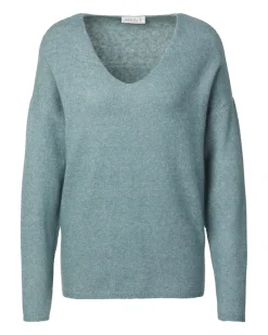 farbener Feinstrickpullover Janina, V-Ausschnitt-KiK Onlineshop Cheap