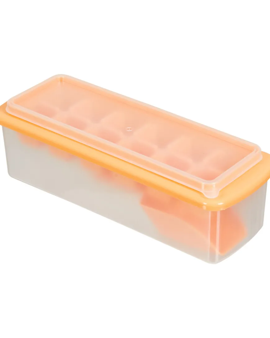 Praktische Eiswürfelform mit Behälter, Deckel und Schaufel-KiK Onlineshop Cheap