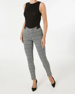Pull-on-Hose Glencheck Janina, Skinny-fit-KiK Onlineshop Discount