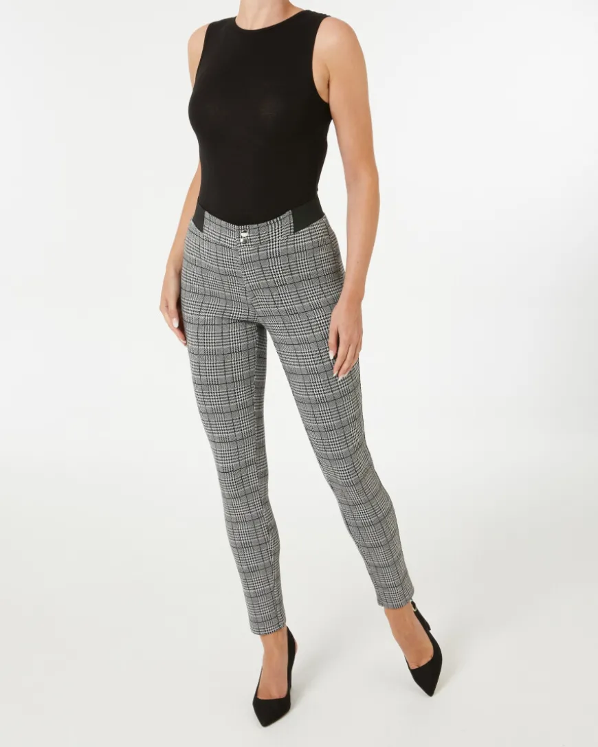 Pull-on-Hose Glencheck Janina, Skinny-fit-KiK Onlineshop Discount