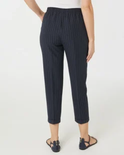 Pull-on-Hose mit Nadelstreifen Janina, teilelastischer Bund-KiK Onlineshop Hot
