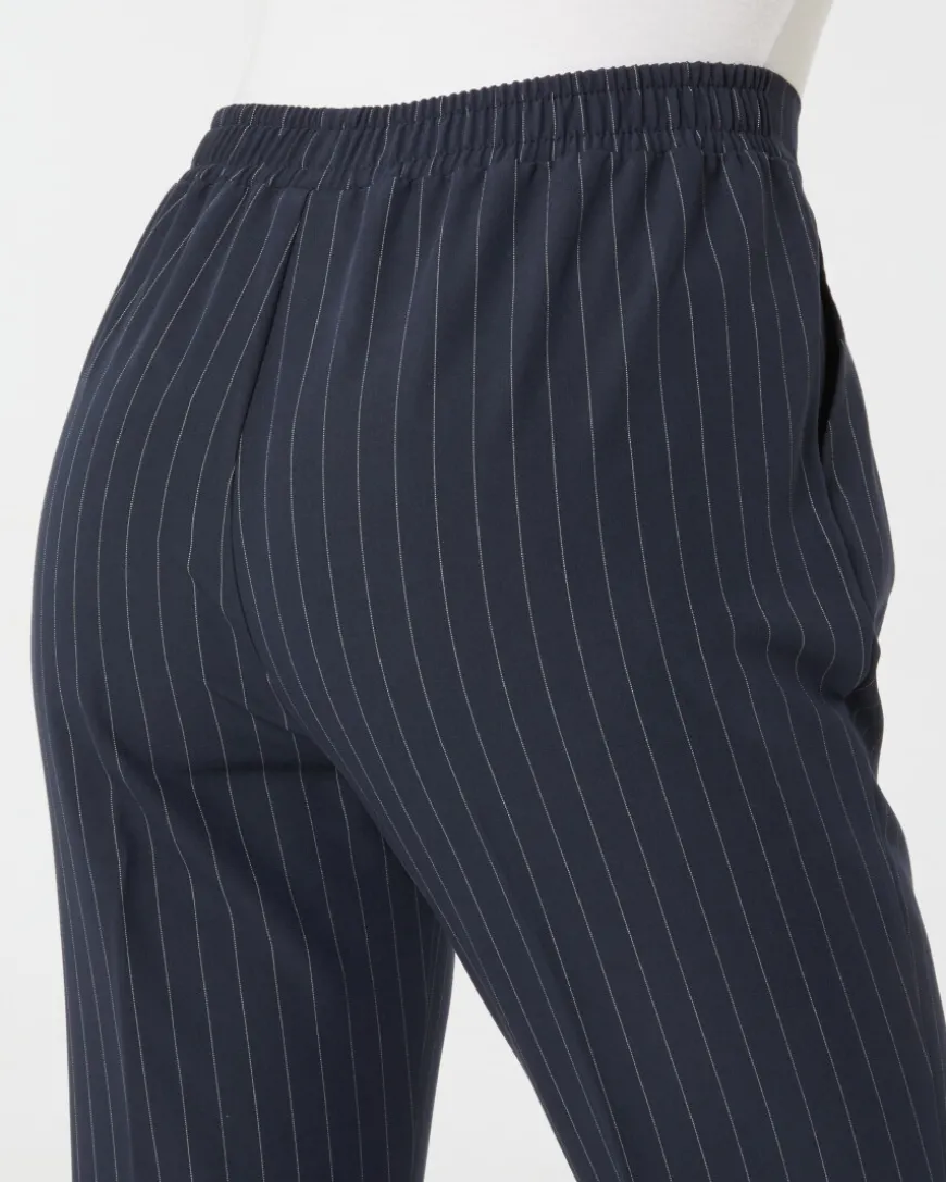 Pull-on-Hose mit Nadelstreifen Janina, teilelastischer Bund-KiK Onlineshop Hot