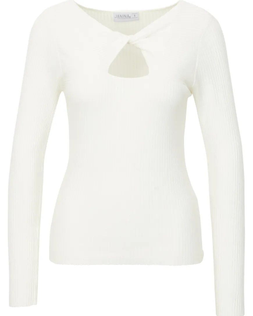 Pullover mit Knotendetail Janina, gerippt-KiK Onlineshop Cheap