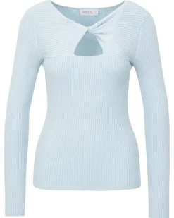 Pullover mit Knotendetail Janina, gerippt-KiK Onlineshop Outlet