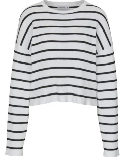 Pullover mit Streifen Janina, Rundhalsausschnitt-KiK Onlineshop Discount