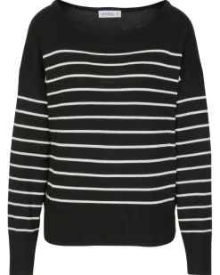 Pullover mit Streifen Janina, Rundhalsausschnitt-KiK Onlineshop Best
