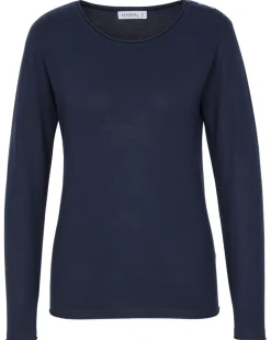 Pullover mit Zierknöpfen Janina, Rundhalsausschnitt-KiK Onlineshop Best Sale