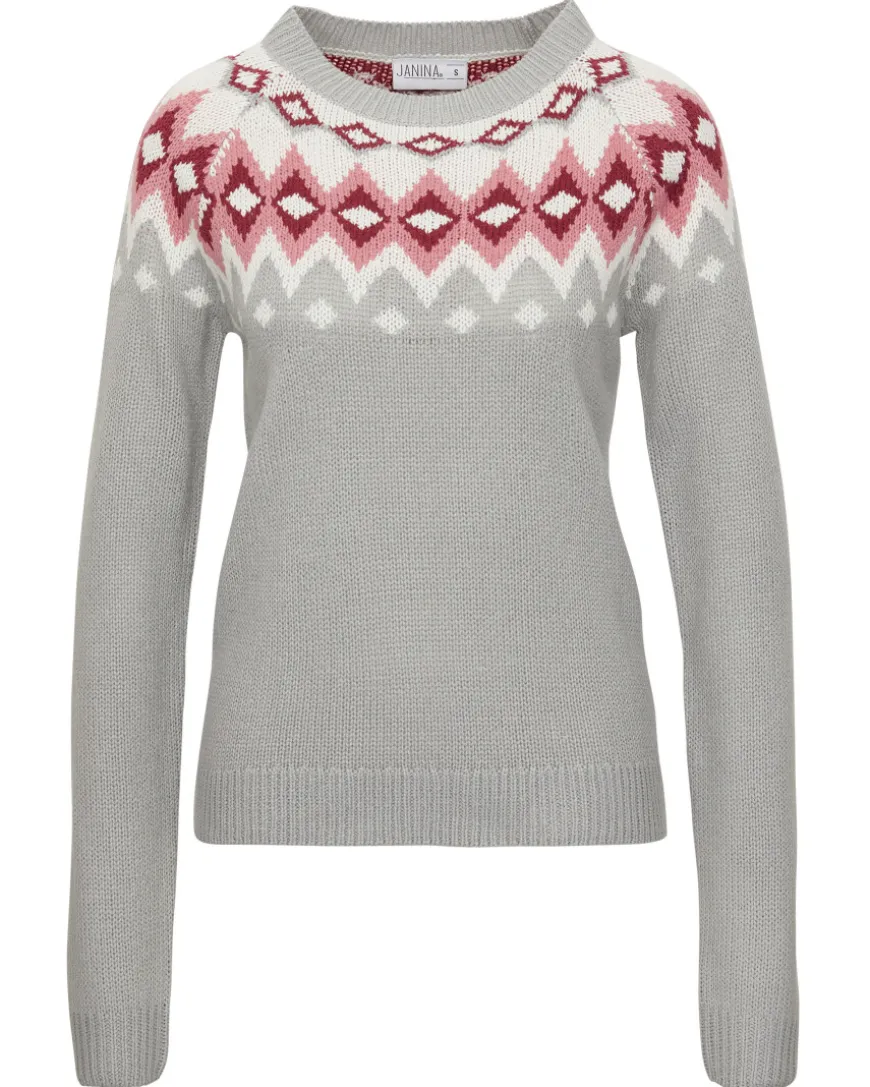 Pullover Norwegermuster Janina, Rippbündchen-KiK Onlineshop Cheap