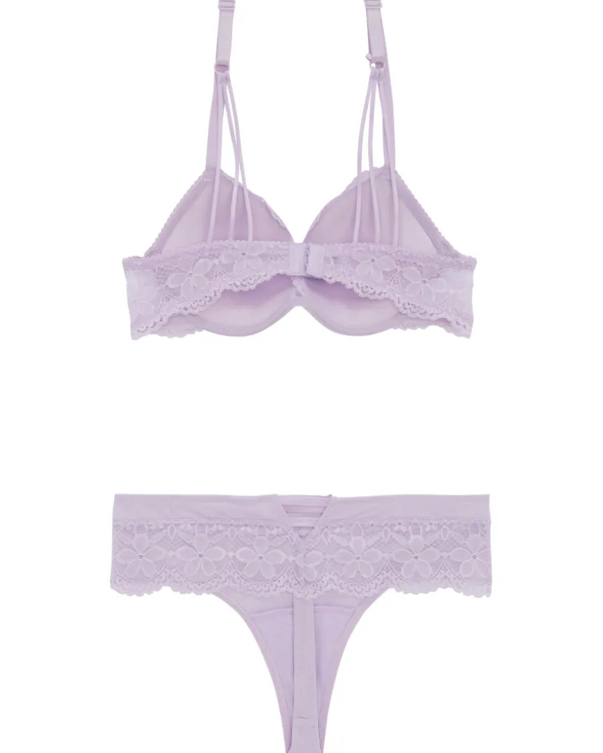 Push-up-BH + String Janina, Strasssteine-KiK Onlineshop Discount