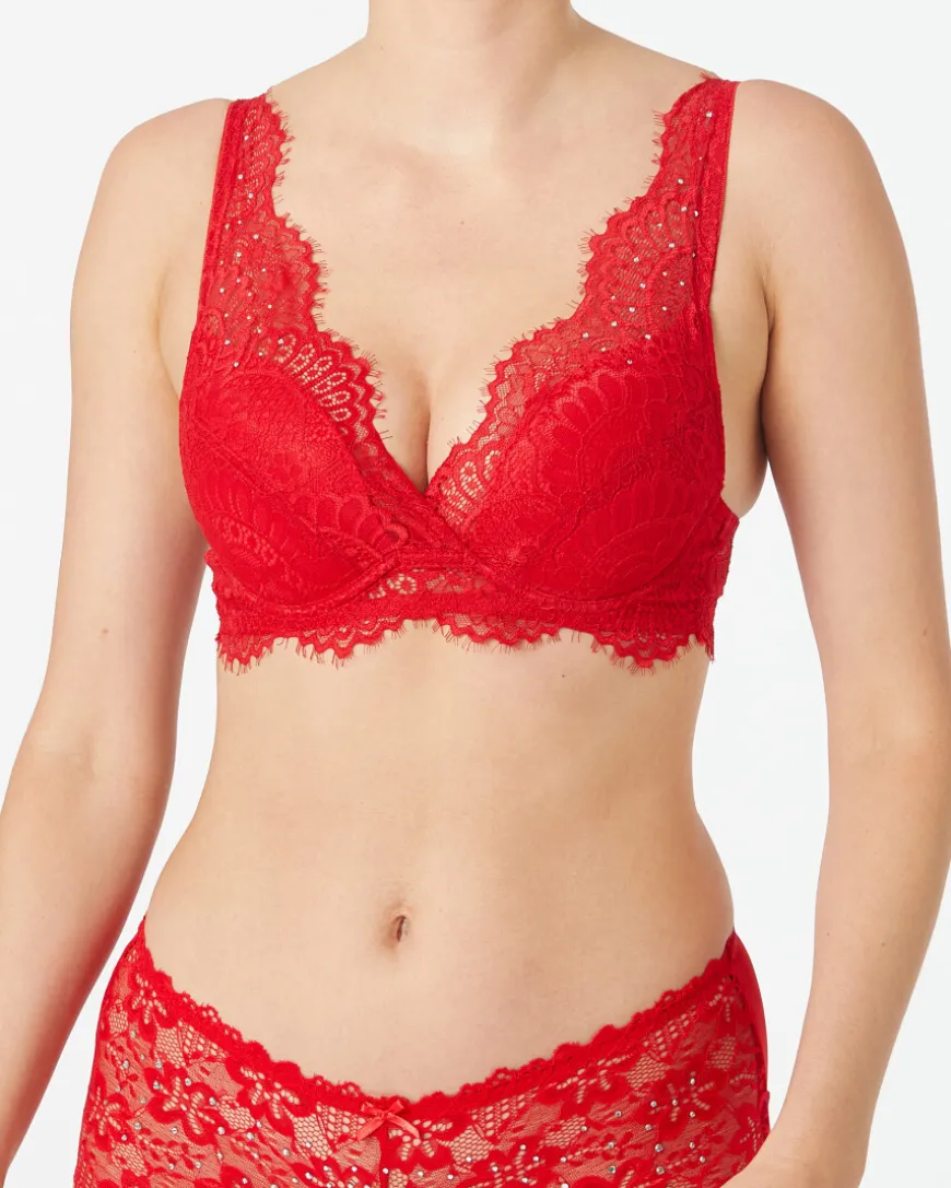 Push-up-BH mit Strasssteinen Janina, verstellbare Träger-KiK Onlineshop Flash Sale