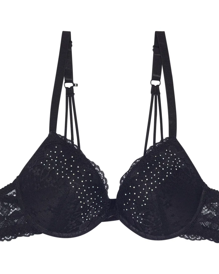 Push-up-BH mit Strasssteinen Janina, verstellbare Träger-KiK Onlineshop New
