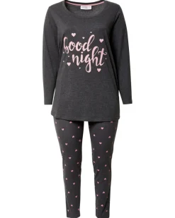 Pyjama mit Schriftzug verschiedene Designs-KiK Onlineshop Discount