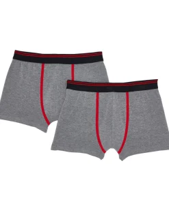 Retro Boxershorts Kontrastnähte 2er-Pack, X-Mail-KiK Onlineshop New