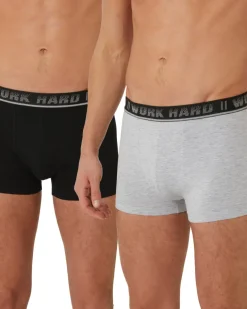 Retro Boxershorts mit Schriftzug 2er-Pack, X-Mail-KiK Onlineshop Cheap