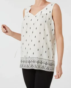 Ärmelloses Blusentop Janina, V-Ausschnitt-KiK Onlineshop Flash Sale