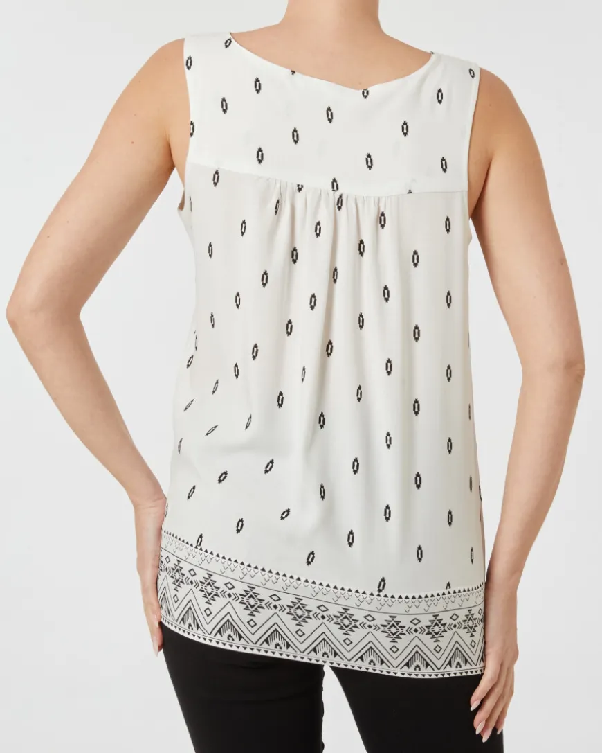 Ärmelloses Blusentop Janina, V-Ausschnitt-KiK Onlineshop Flash Sale
