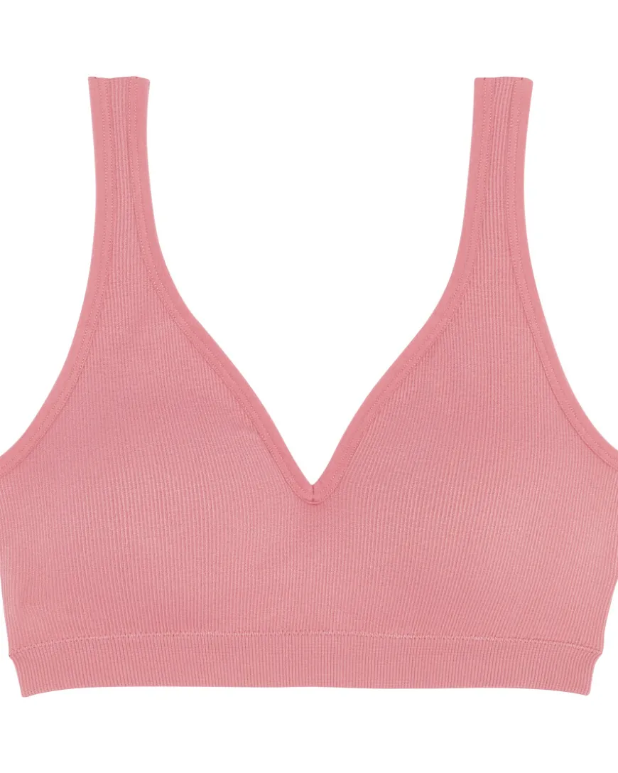 Rosa Bustier Ergee, gerippt-KiK Onlineshop Best Sale
