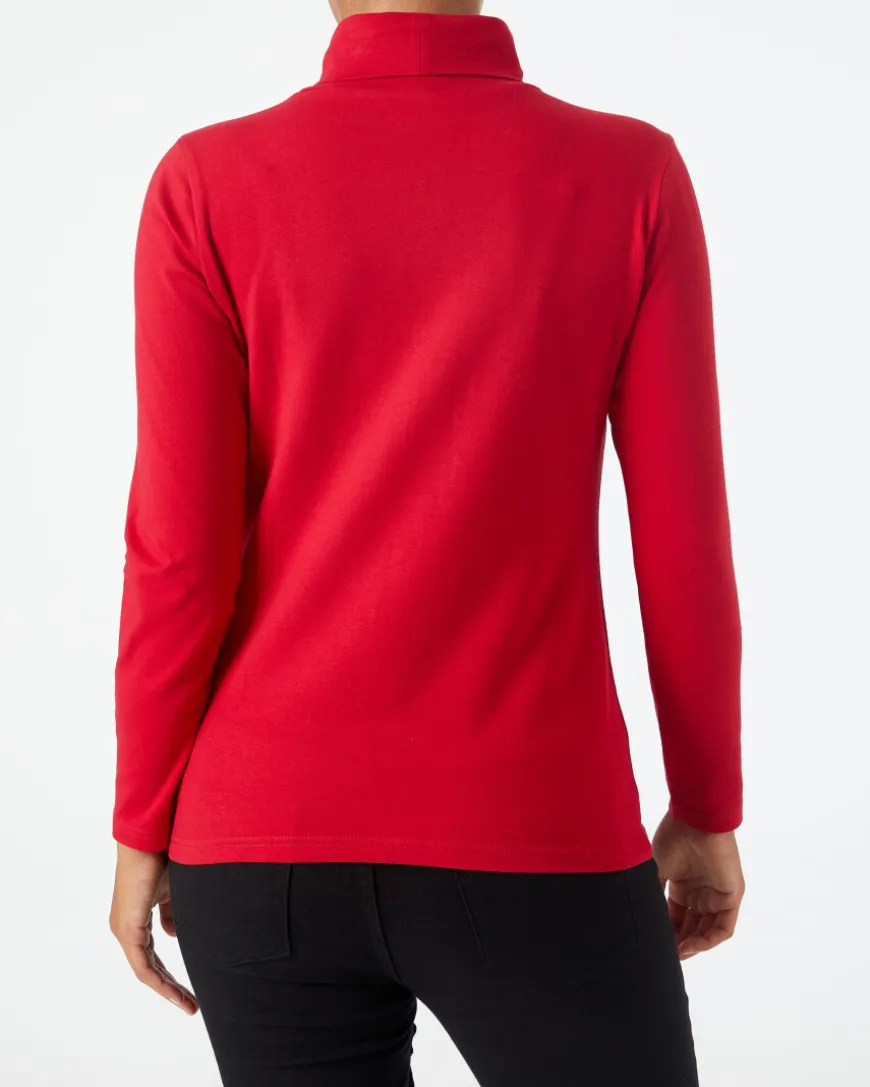 es Langarmshirt Janina, Rollkragen-KiK Onlineshop Discount