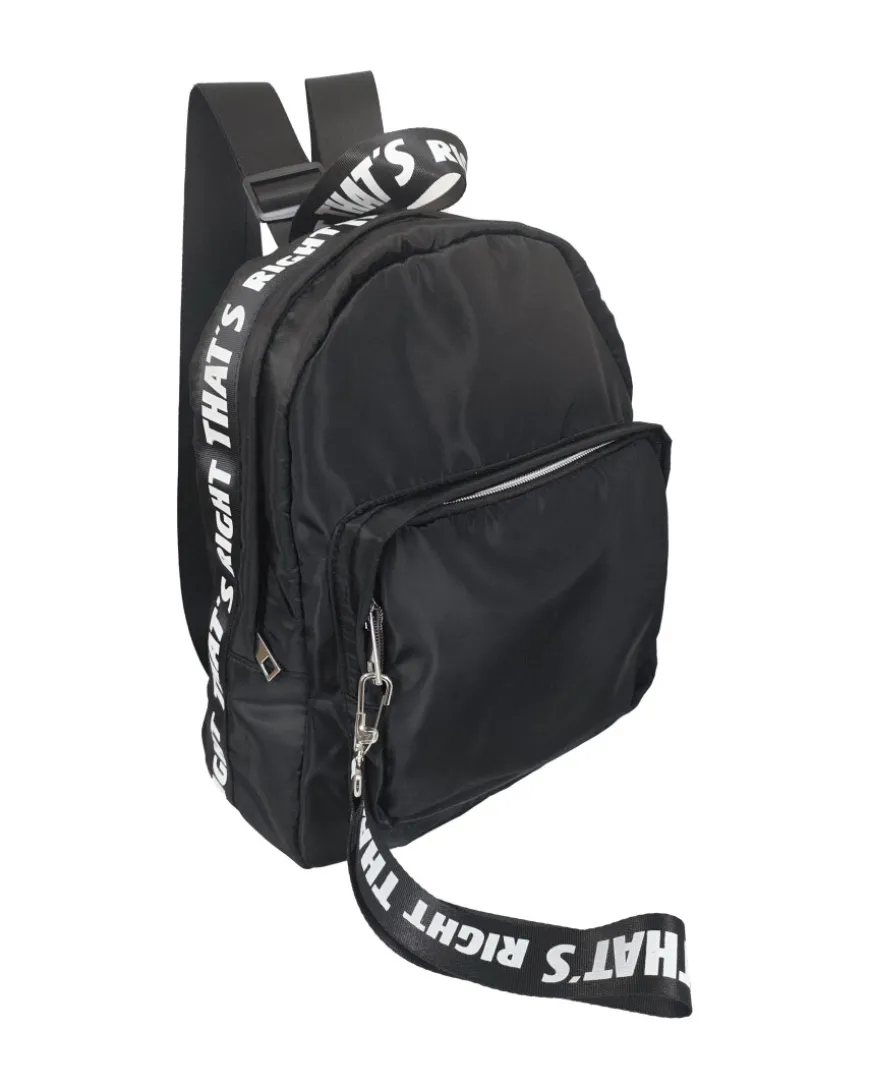 Rucksack mit Spruchband Janina, ca. 54 x 49 cm-KiK Onlineshop Sale