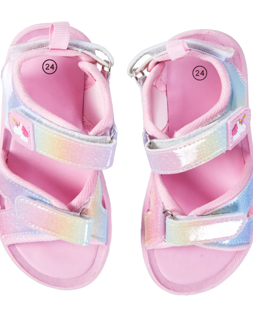 Sandalen Einhorn Klettverschluss-KiK Onlineshop Outlet