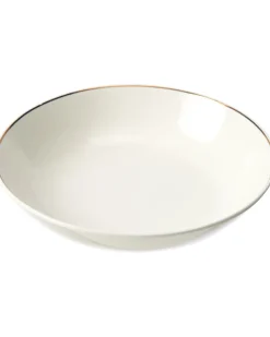 Schale mit goldfarbenem Rand Ø ca. 26,6 cm-KiK Onlineshop Clearance