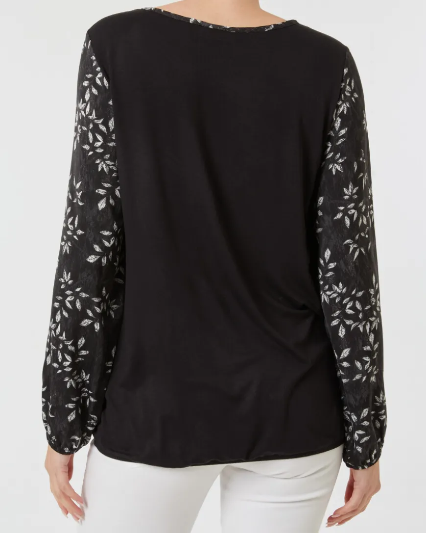 Schicke Bluse Janina, Rundhalsausschnitt-KiK Onlineshop Store
