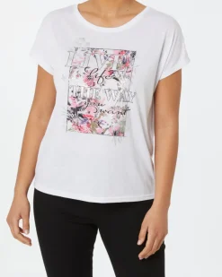 Schickes T-Shirt Janina, Rundhalsausschnitt-KiK Onlineshop Clearance