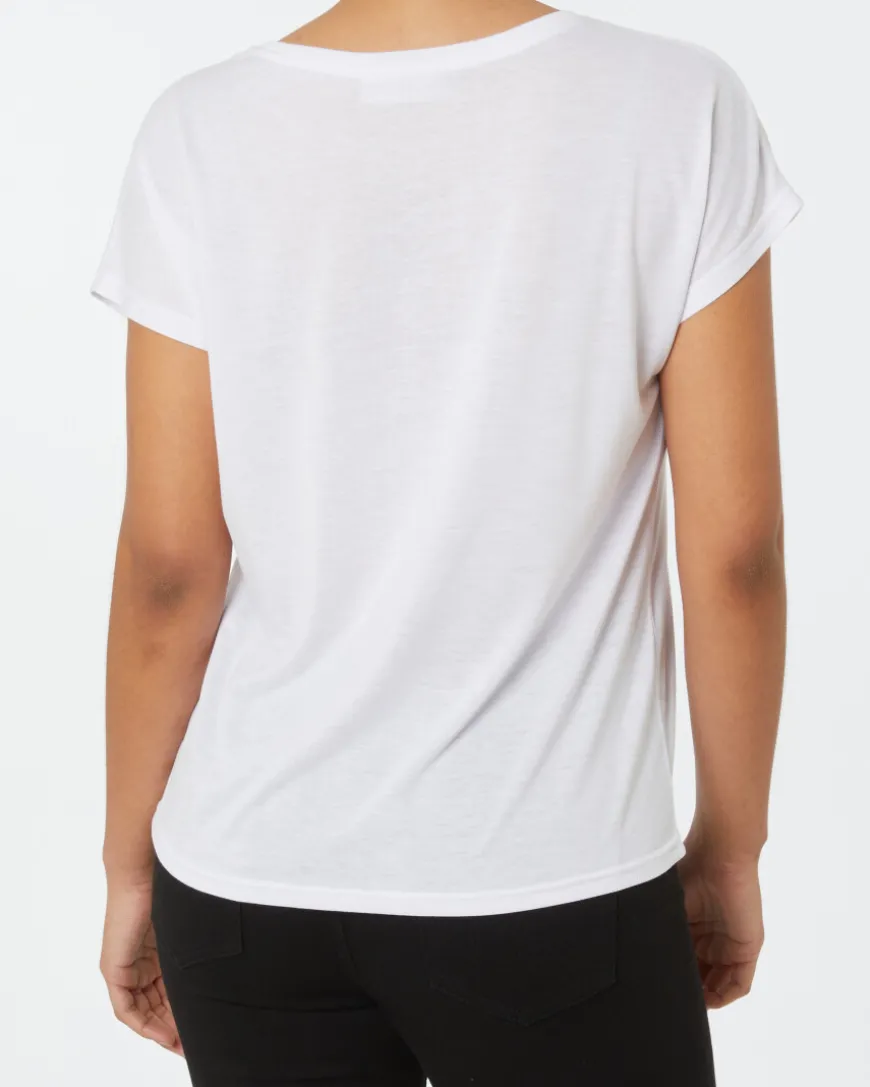 Schickes T-Shirt Janina, Rundhalsausschnitt-KiK Onlineshop Clearance