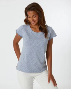 Schickes T-Shirt Janina, Rundhalsausschnitt-KiK Onlineshop Store