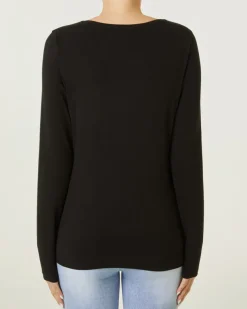 Schlichtes Langarmshirt Janina, Stretchanteil-KiK Onlineshop Outlet