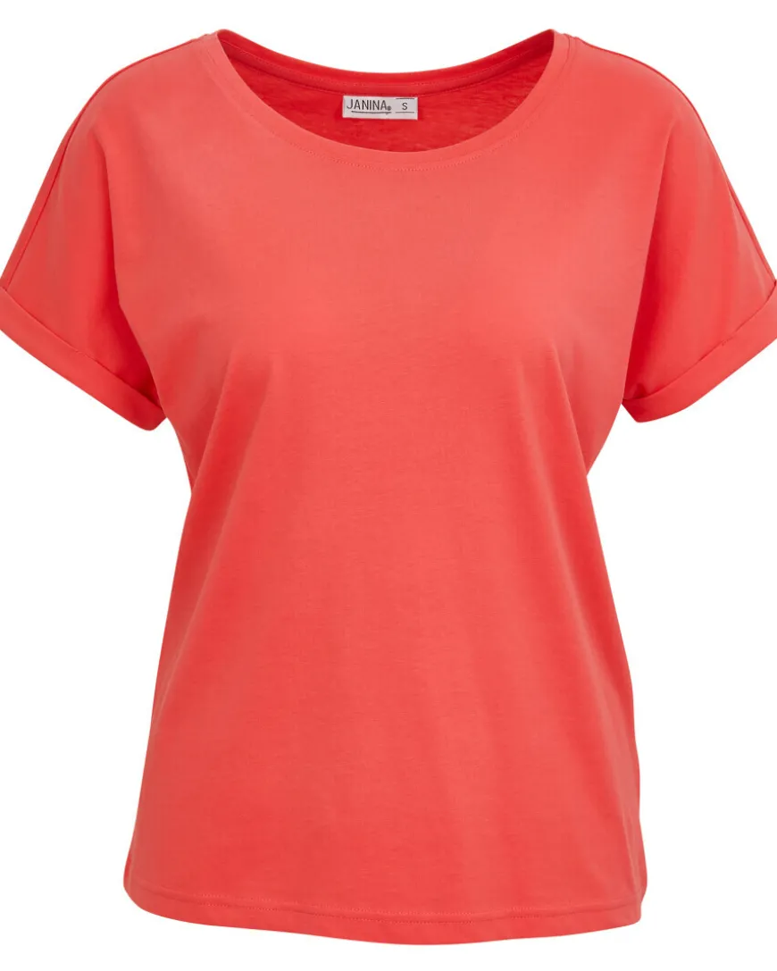 Schlichtes T-Shirt Janina, Rundhalsausschnitt-KiK Onlineshop Cheap
