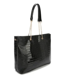Schultertasche in Schlangenlederoptik Janina, ca. 43 x 29 cm-KiK Onlineshop Shop