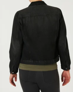 Schwarze Jeansjacke Janina, Seitentaschen-KiK Onlineshop Flash Sale