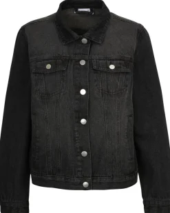 Schwarze Jeansjacke Janina, Seitentaschen-KiK Onlineshop Flash Sale