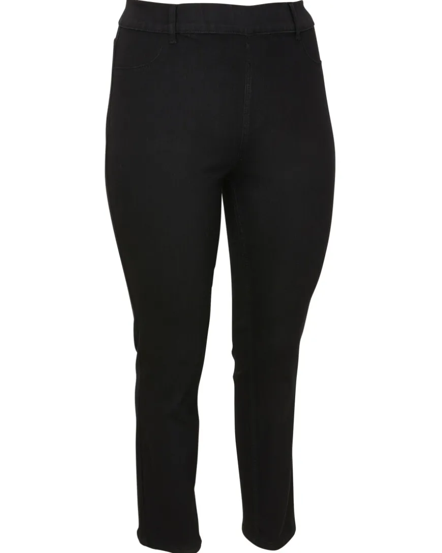 Schwarze Jeggings elastischer Bund-KiK Onlineshop Best Sale