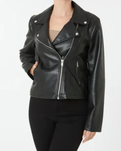 e Kunstlederjacke Janina, Biker-Style-KiK Onlineshop Best