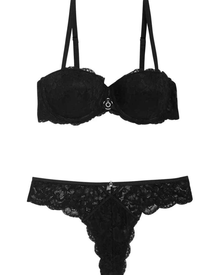 er Balconette-BH + String Janina, abnehmbare Träger-KiK Onlineshop Store