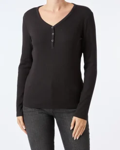 es Rippshirt Janina, V-Ausschnitt-KiK Onlineshop Flash Sale