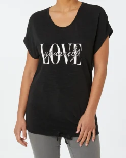 es T-Shirt Janina, sznurek do zwężania-KiK Onlineshop Cheap