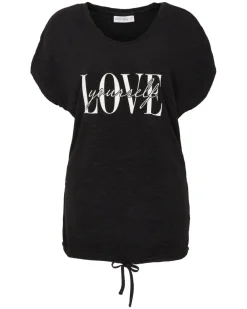 es T-Shirt Janina, sznurek do zwężania-KiK Onlineshop Cheap