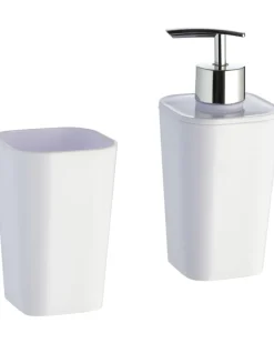 Seifenspender + Zahnputzbecher 2-tlg. Set-KiK Onlineshop Clearance