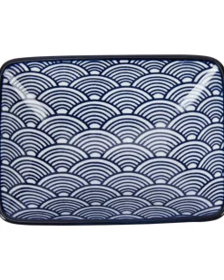 Servierplatte Porzellan verschiedene Designs, ca. 9,5 x 7 x 2,5 cm-KiK Onlineshop Fashion