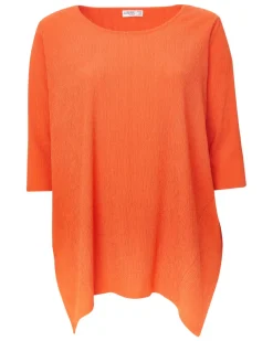 Shirt in Crinkleoptik 3/4-Arm-KiK Onlineshop Outlet