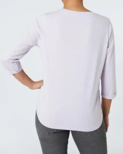 Shirt mit 3/4-Arm Janina, Rundhalsausschnitt-KiK Onlineshop Discount