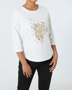 Shirt mit 3/4-Arm Janina, Rundhalsausschnitt-KiK Onlineshop Clearance