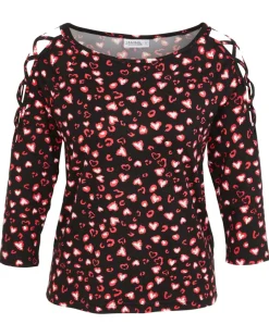Shirt mit 3/4-Arm Janina, verschiedene Designs-KiK Onlineshop Online