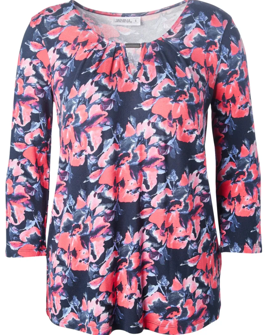 Shirt mit Cut-out Janina, 3/4-Arm-KiK Onlineshop Cheap