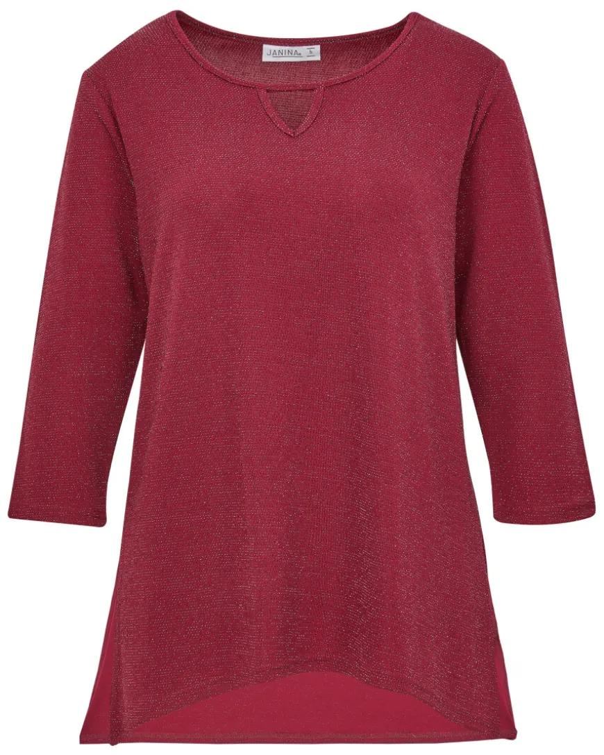 Shirt mit Glitzerfäden Janina, 3/4-Arm-KiK Onlineshop Best Sale